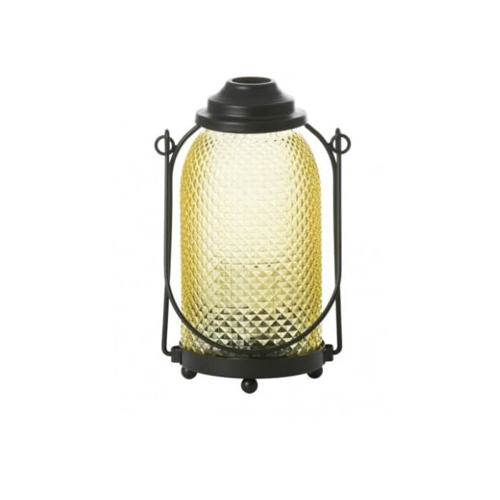Yankee Candle Glass Lantern Votive Holder - Yellow